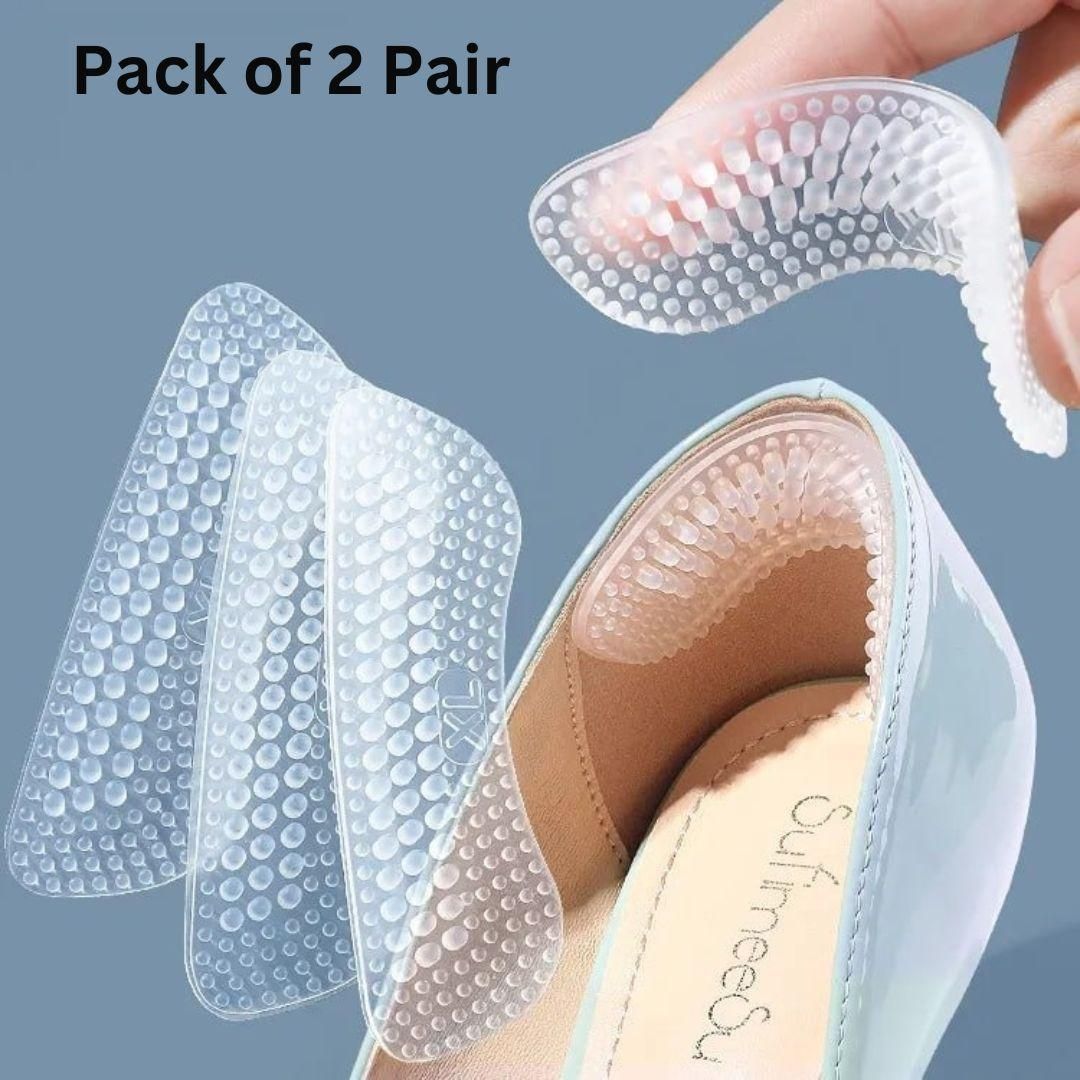 π¦Ά Silicone Heel Liner Grip Cushions β 2 Pairs π£ | Anti-Slip & Blister-Free Comfort!