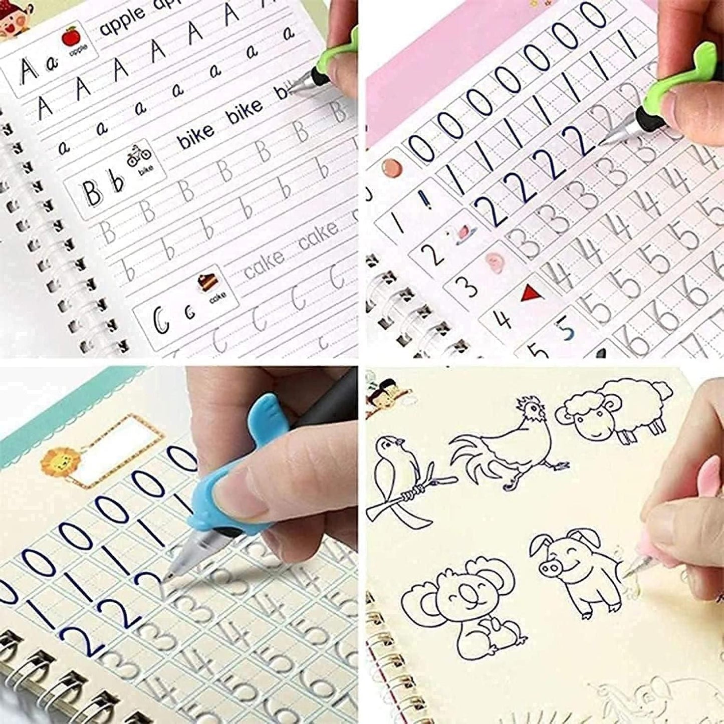 βοΈ Kids Magic Practice Tracing Book π β Reusable Handwriting Copybook Set