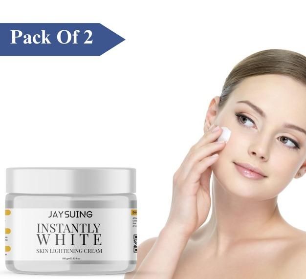 🧴 Jaysuing Instantly White Skin Lightening Cream 100g (Pack of 2) – Visible Glow in Just Minutes ✨