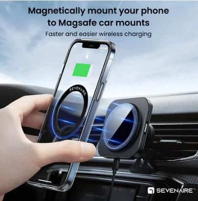 Magnetic Metal Plate Ring for MagSafe Wireless Charger β Strong & Secure Hold β‘π±