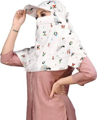 🧢 Summer Sun Protection Cap for Women 🌞 | UV Shield with Face Mask 😷