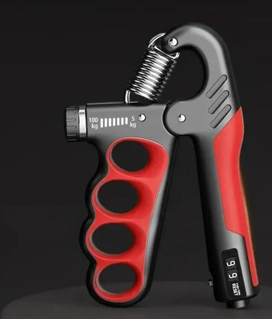 💪 Hand Grip Strengthener – Adjustable Dynamometer (10-132 lbs) | Forearm & Finger Exerciser 💥