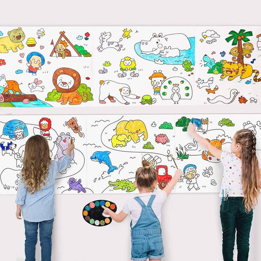 🎨 DIY Painting Drawing Paper Roll 🧻 – Endless Creativity for Kids & Artists!