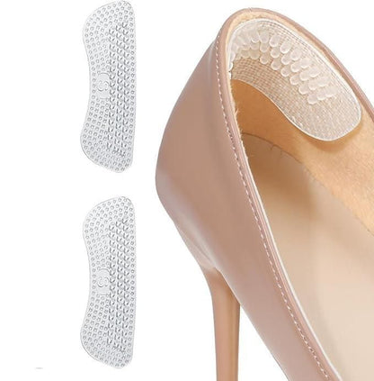 🦶 Silicone Heel Liner Grip Cushions – 2 Pairs 👣 | Anti-Slip & Blister-Free Comfort!