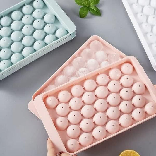 🧊 Reusable Round Ice Cube Tray – Flexible, BPA-Free & Easy Release 🍹