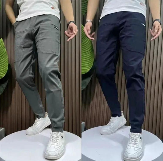 👖 Combo of Men’s Casual Joggers (Pack of 2) 🔥 Stylish, Stretchable & All-Day Comfort