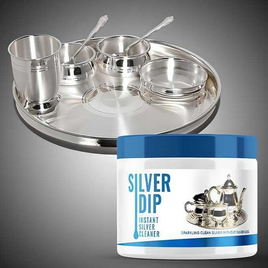 ✨ Silver Dip Instant Silver Cleaner (Pack of 2) – Restore Shine in Seconds! 🧼💍