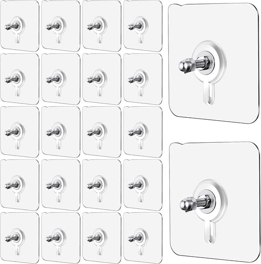 🧩 Wall Mount Screw Hooks – Heavy-Duty & Space-Saving for Kitchen, Bathroom, Bedroom & Living Room 🛠️