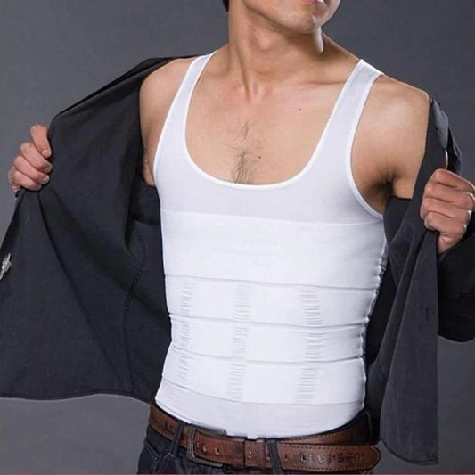 💪 Men’s Solid Compression FlexVest – Shape, Support & Confidence 🔥
