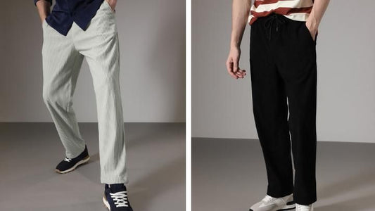 👖 Combo of 2 Men's Caudray Fabric Stylish Pants – Premium Comfort & Trendy Look ✨