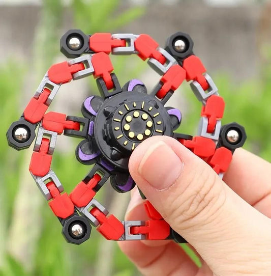 🤖 Transformation Robot Fidget Spinner 🌀 | Anti-Stress Deformation Gyro Toy (Pack of 1)