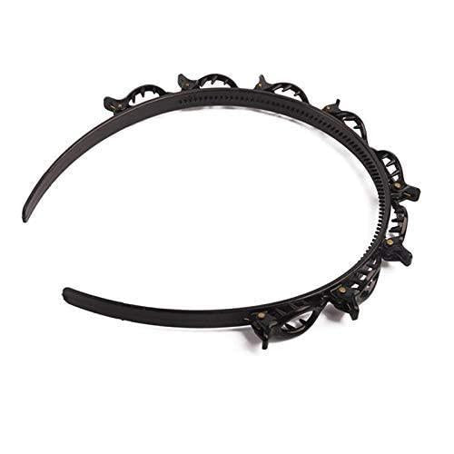 💫 Twist Hairband Set (4 Pcs) – Stylish Trunk Plastic Hair Bands 💖