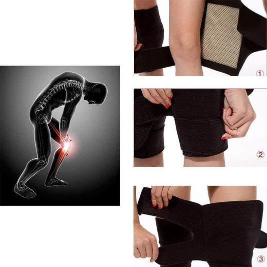 🔥 Magnetic Heating Knee Belt Pads – Pain Relief & Support 💪🦵