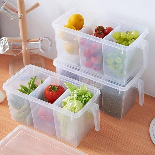 🥦 Refrigerator Storage Boxes With Lid – Fridge Organizer Set 🥑