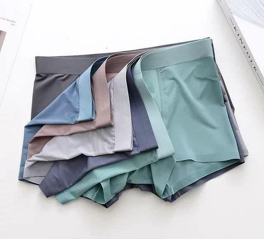 Men's Ice Silk Briefs Boxers (Pack of 5) – Ultra Soft, Breathable & Stylish 🍃