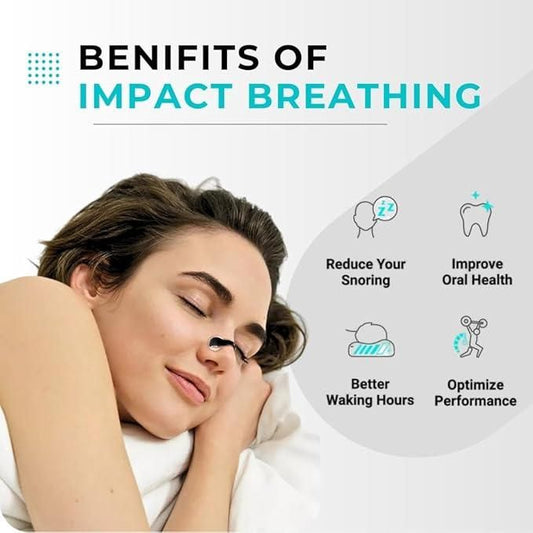 🧲 Magnetic Breathing Nasal Strip – Breathe Better, Sleep Deeper 😴
