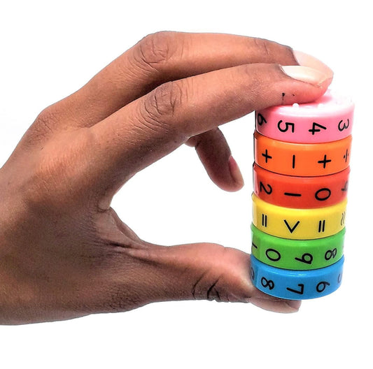 🧠 Math Cylinder Abacus Puzzle 🔢 – Fun Circular Shape Learning Toy for Kids