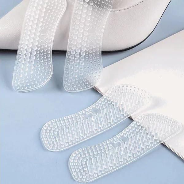 🦶 Silicone Heel Liner Grip Cushions – 2 Pairs 👣 | Anti-Slip & Blister-Free Comfort!