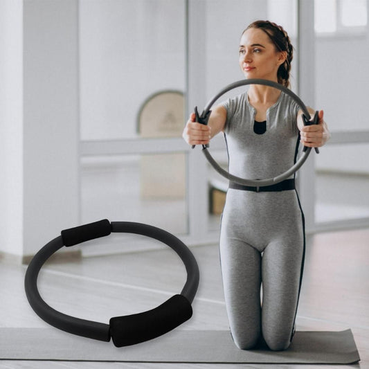 🧘‍♀️ Fitness Ring Circle – Lightweight & Foam Padded Handles 💪