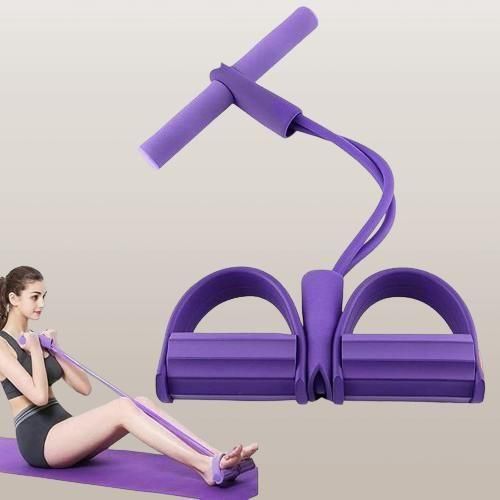🧘‍♀️ Yoga Pedal Puller Resistance Band – Full Body Workout at Home 💪