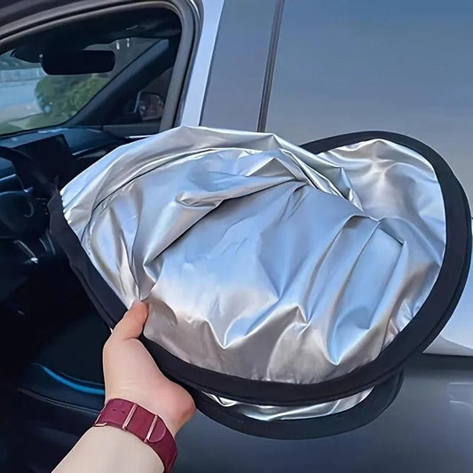 🛡️ Folding Car Window Sunshade Cover – UV Protection 🚗☀️